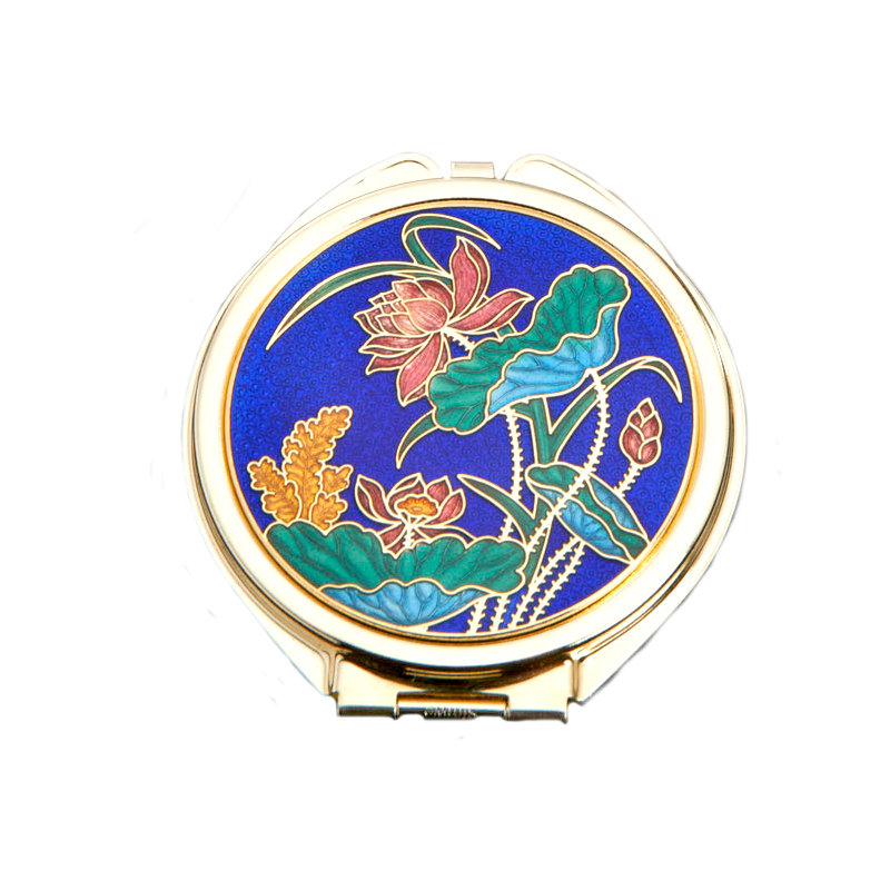 琺瑯雙面隨身化妝鏡 | 客製化琺瑯飾品